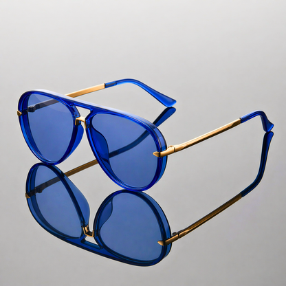 Violet Aviator Sunglasses