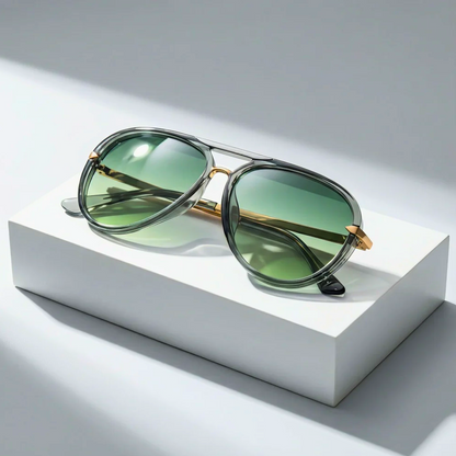 Violet Aviator Sunglasses