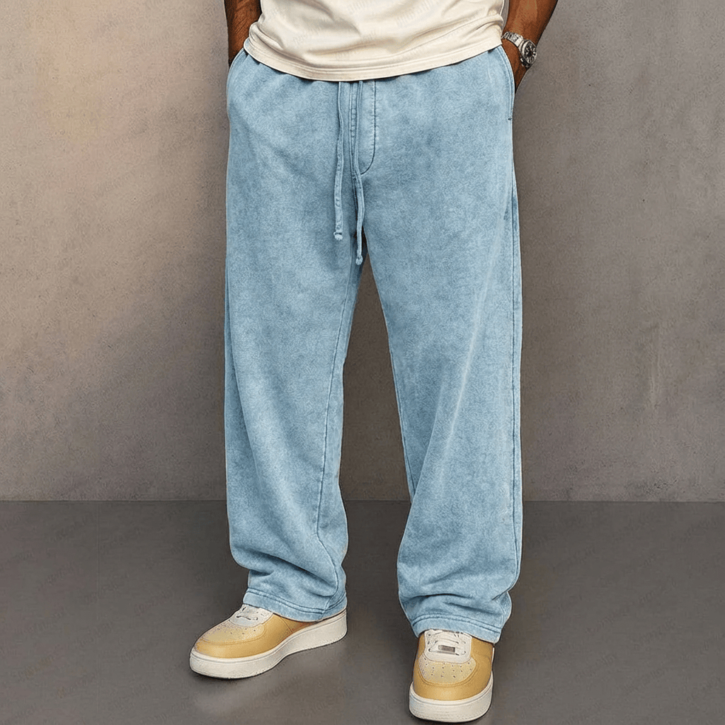 Calira Denim Washed Trousers