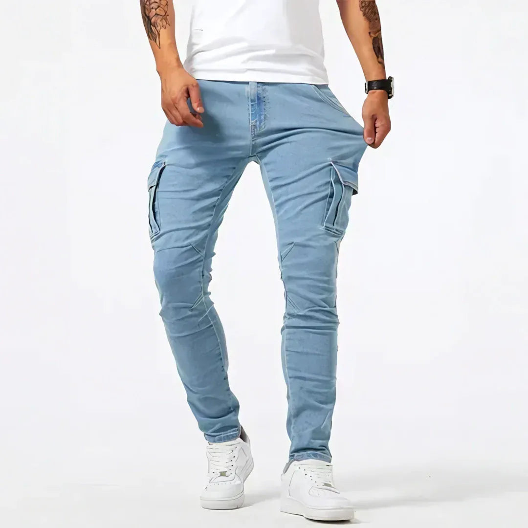 Calira Cargo Denim Jeans