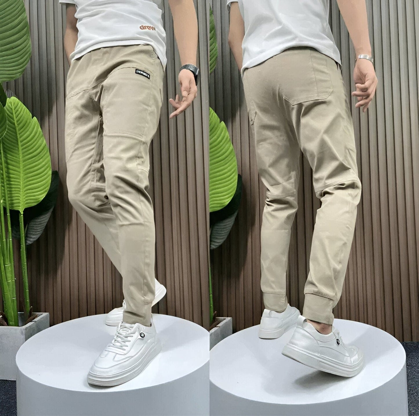Calira Stretch-Cargo Trousers